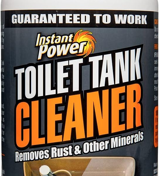 Instant Power Toilet Tank Cleaner – Bathroom Toilet Cleaning Powder, Removes Rust and Other Minerals, No Scrubbing, 16 Oz
