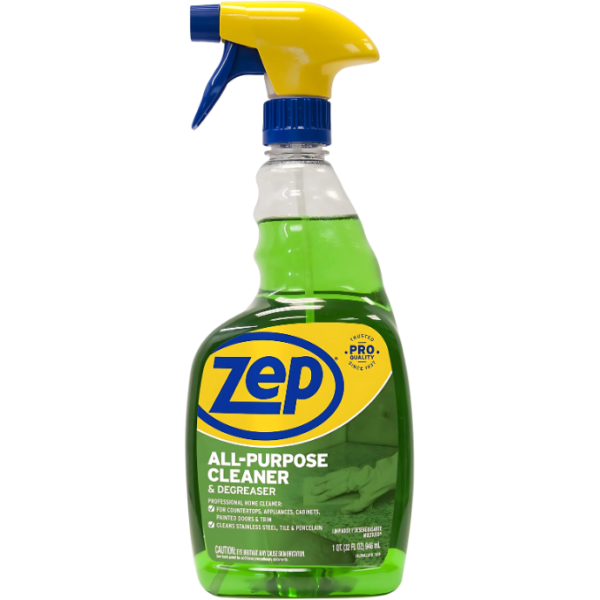 Zep All-Purpose Cleaner and Degreaser 32 oz ZUALL32 (Pack of 2) Cleans Almost Every Surface
